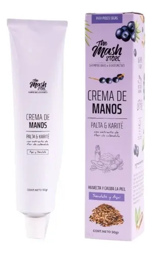 Crema de Manos Vegana Sándalo Y Acai 50g The Mash Store