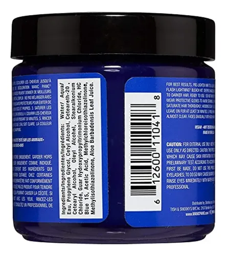Tinte Semipermanente Clásico Blue Moon De Manic Panic, Nuevo