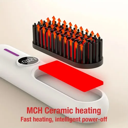Plancha De Pelo Liso Multifuncional Eléctrica Hot Comb