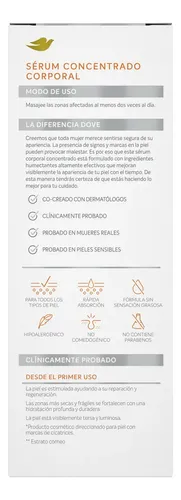 Crema Serum Corporal Dove Concentrado 100ml
