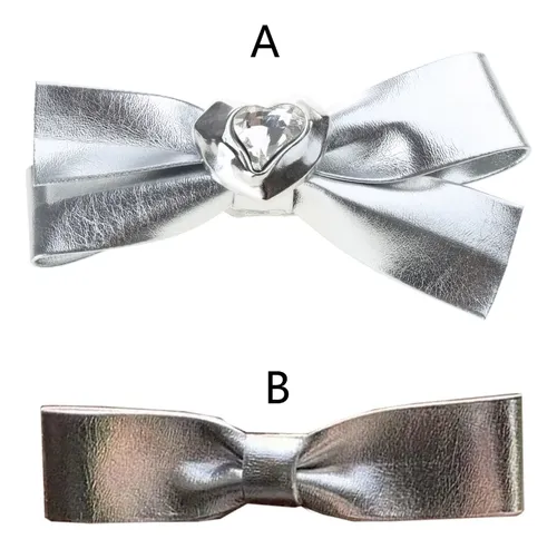 Broches De Piel Con Forma De Pico De Pato Para El Pelo, Fleq