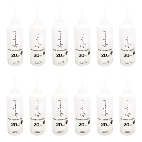 Revelador En Crema System 3 Oxidante Sin Tacc 20vol 90ml X12