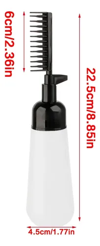 Botella De Tinte Para Cabello (pl) En 1 Con Aplicador Peine