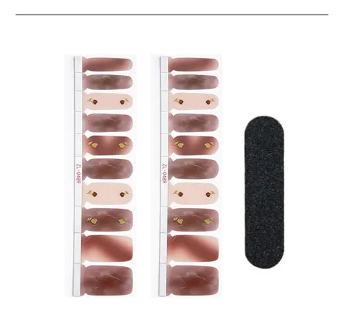 20x Envolturas Completas Para Uñas, Pegatinas Para Rojo