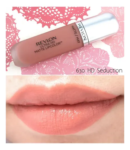 Labial Revlon Ultra Hd Matte Lipcolor Tono 630 Seduction