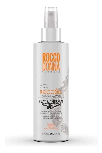 Spray Protector Térmico Rocco Donna 237 Ml Con Aceite De Arg