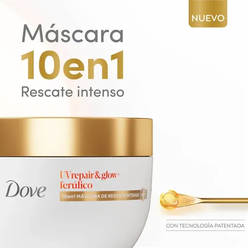 Tratamiento De Rescate 10 En 1 Uv Repair & Glow 250g Dove