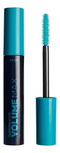 Máscara Para Pestañas Avon Supershock Volume Max Color Blackest black