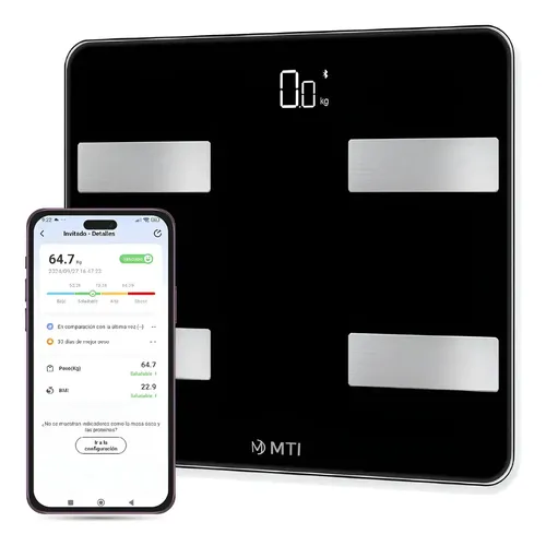 Balanza Digital Baño Inteligente Bluetooth Personal Corporal