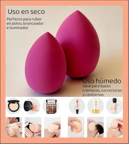 C Juego Y Huevos Y Belleza Y Tubo 5pcs Uso Húmedo Y Seco