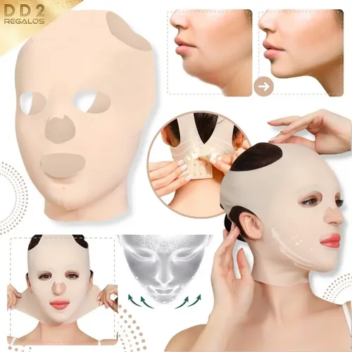 Vendaje Adelgazante Facial Transpirable Máscara Reductora