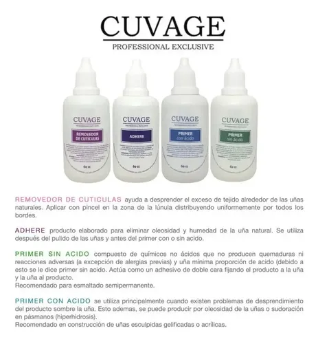 Kit Preparadores Uñas De Adhere Primer Remo Cuticulas X 60ml
