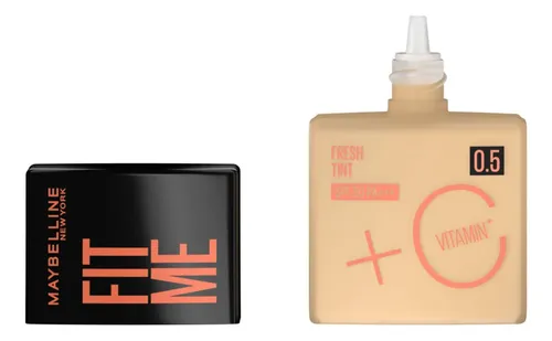 Maybelline Base Fit Me Fresh Tint Con Vitamina C Y Fps 50 Tono 0.5