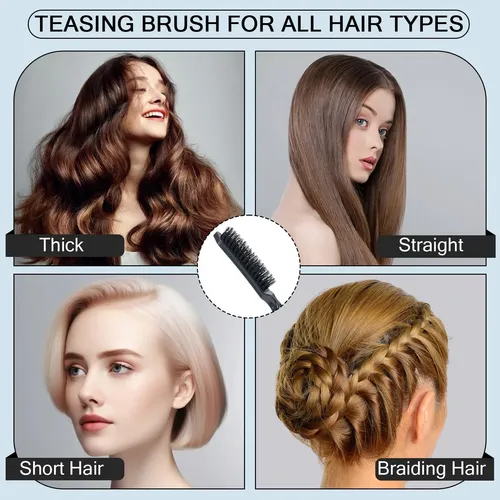 Cepillo De Cabello Ergonómico Cerdas Suaves Antiestáticas