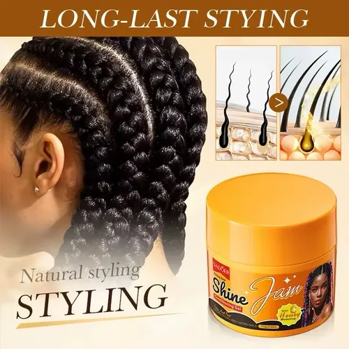 Gel Shine Para Definición De Trenzas Africanas Peinados 227g