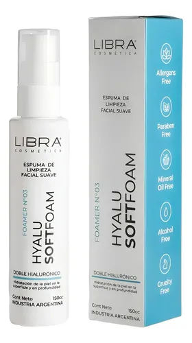 Libra Espuma De Limpieza Acido Hialuronico Piel Seca 150cc