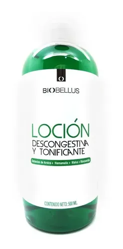 Biobellus Loción Descongestiva y Tonificante Herbal 500g Todo Tipo de Piel
