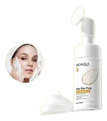 Limpiador Espuma Facial Blanqueador Arroz Bioaqua 120ml