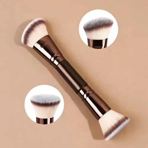 Cross Border New Dual Head Makeup Brush Set Foundation Blush