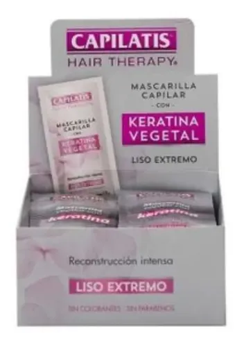 Tratamiento Capilar Capilatis De Keratina Vegetal X 24 Un