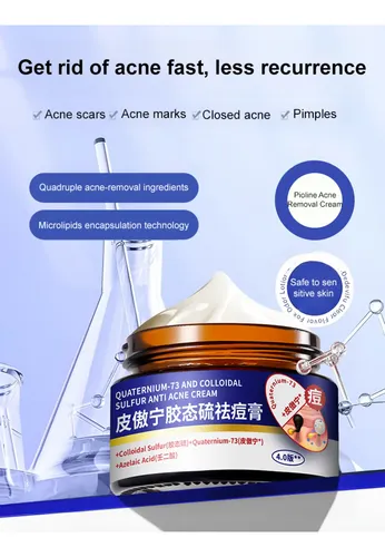 Crema Para Eliminar El Acné, Atenúa Las Marcas Del Acné, Cie