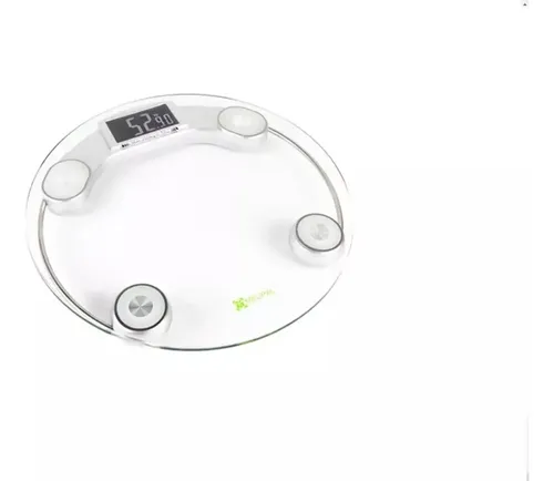 Balanza Personal Digital Circular Vidrio Templado Melipal