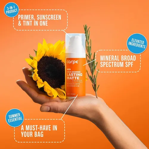 Base Facial Carpe Spf 30 Acabado Mate Para Piel Grasa