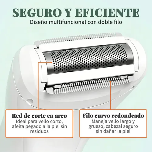 Depiladora Eléctrica 3 En 1