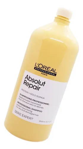 Shampoo Cabello Seco Sin Vida Loreal Absolut Repair 1500ml