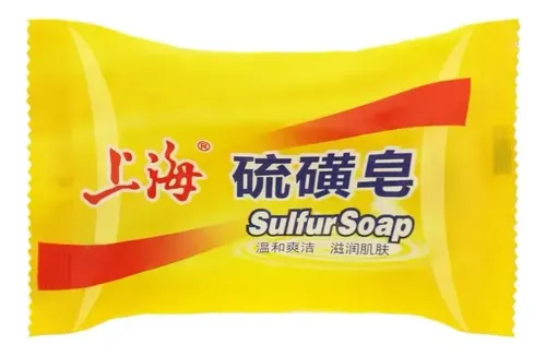 5 Piezas De Jabón Facial De Shanghai, Jabón De Azufre, Zcc