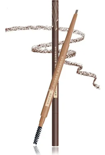 Lápiz De Cejas Music Flower Soft Brown 2 En 1 Con Cepillo