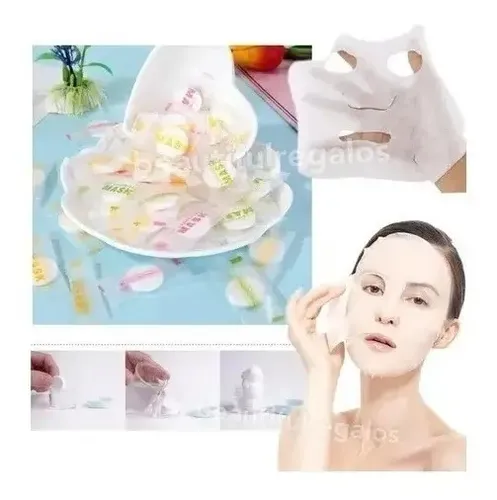 Mascara O Mascarilla Facial Pastilla Comprimida X 50 Unidade Tipo De Piel Todo Tipo De Piel