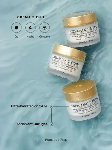 Crema Hydramax Thermal 3 En 1 3×1 Todo Tipo De Piel Día/noche