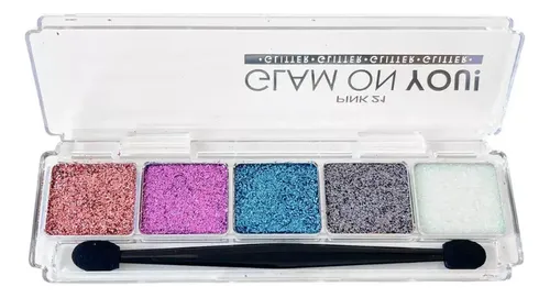 Paleta 5 Sombras Pink 21 Sombra Acabado Brillante