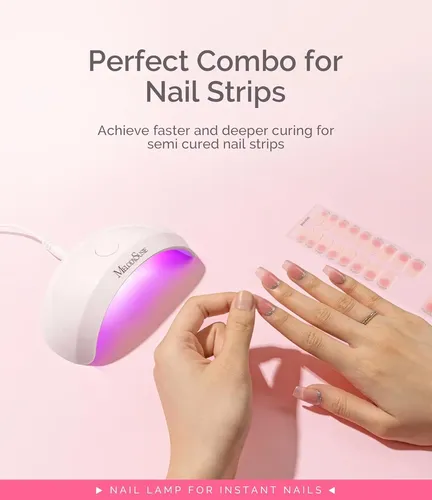 Lámpara Led Uv Mini Portátil Para Uñas Gel Con 2 Timers