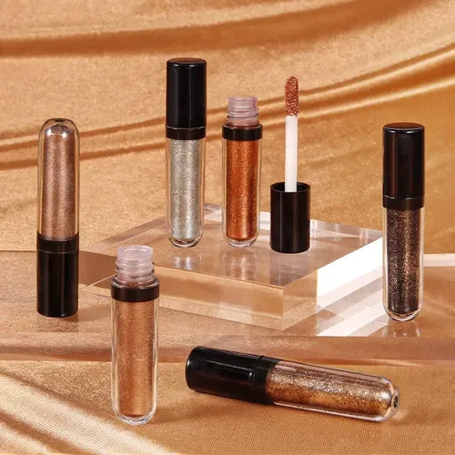 Paleta De Sombras Líquidas Glitter En 6 Colores Evpct