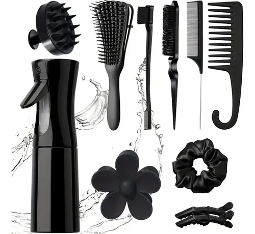 Set Peines Profesionales Peluquería Hogar Y Purple 11pcs