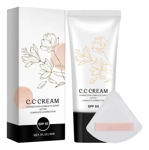 Crema Cc Coreana Con Spf 50 Para Piel Madura