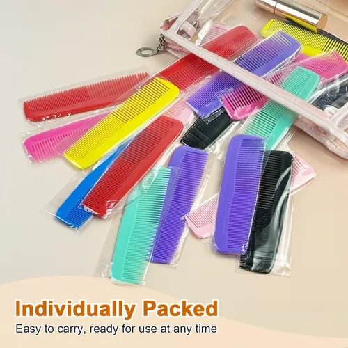 Peine Para Cabello Josehana 13cm 8 Colores Paquete De 20