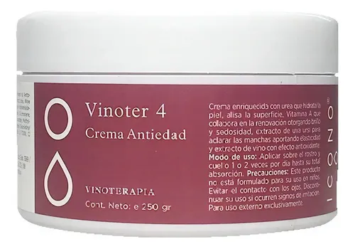 Crema Antiedad Vinoter 4 Hidratante Vinoterapia X250 Icono