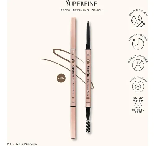 Lápiz De Cejas Ultra Fino Oz Lab 1.5mm Resistente Agua