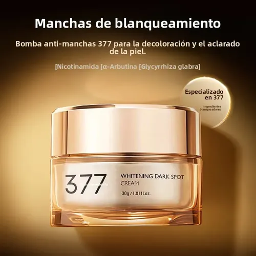 Crema Facial Blanqueadora 377 Anti-manchas Y Brillo 50g