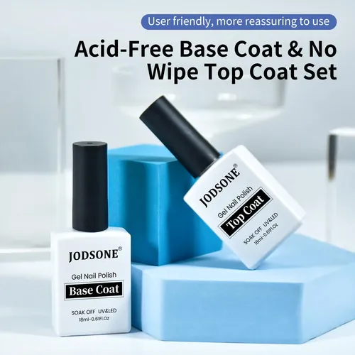 Set Base Y Top Coat Jodsone 18 Ml Para Gel