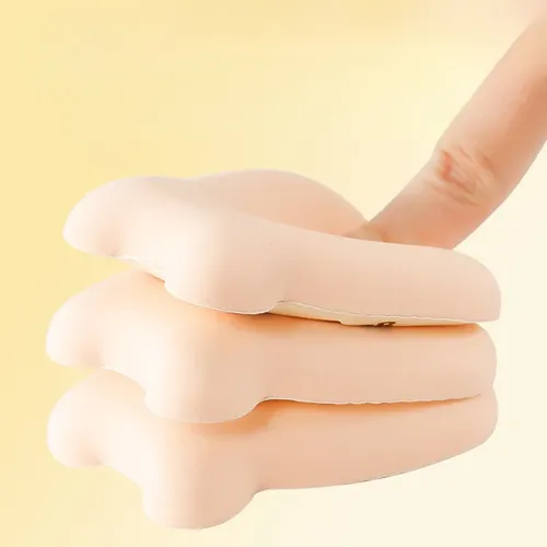 Esponja De Maquillaje Suave Con Forma De Malvavisco, Cojín E