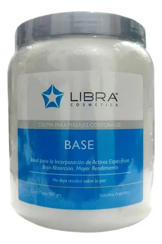 Crema Base Masajes Corporales 980g + Oleo Lavanda Libra Fragancia Neutra