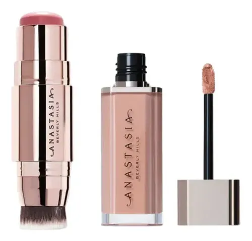 Anastasia Blushed Lip & Cheek Duo Pink Dahlia
