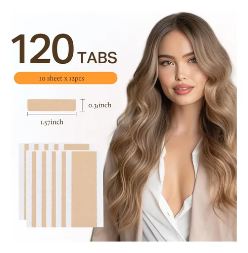 Cinta Para Extensiones De Cabello Doores, 120 Pestañas, Cint