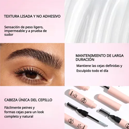 Gel Fijador De Cejas Con Cepillo Y Peine Ikt 01