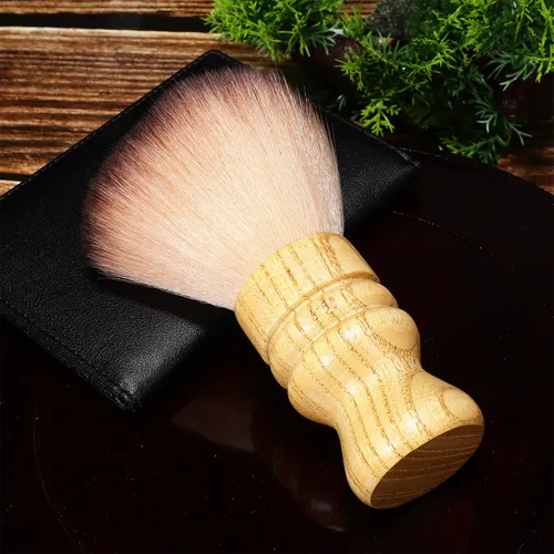 Cepillo Para Cabello Suelto, Remover Pelo, Mango De Madera