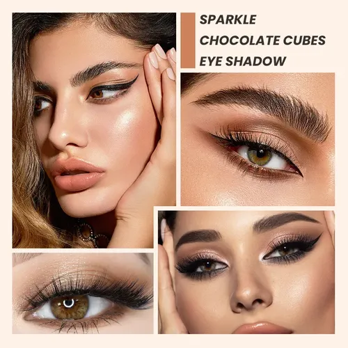 Paleta Sombras De Ojos Romantic Beauty Colores Glitter